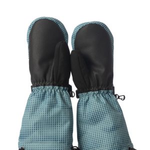 Winter Mittens Teknik Greyish Blue - Image 3