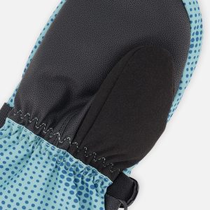 Winter Mittens Teknik Greyish Blue - Image 5