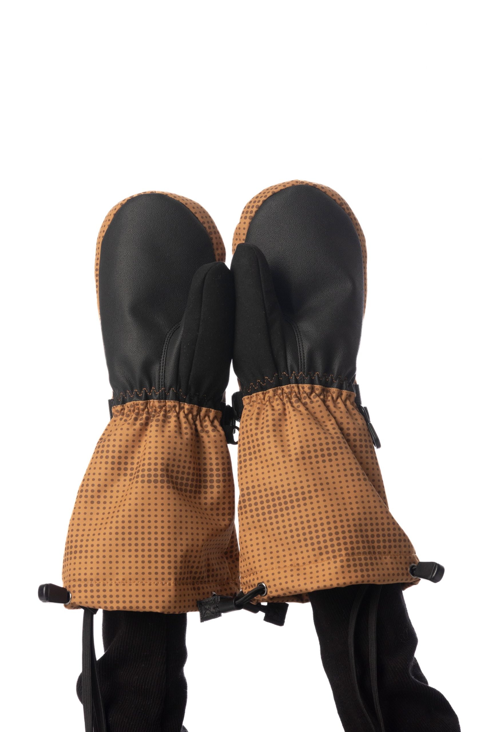 Winter Mittens Teknik Brown - Image 3