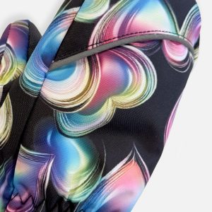 Play Winter Mittens Black Heart Print - Image 3