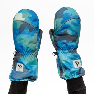 Play Winter Mittens Blue Camouflage - Image 2