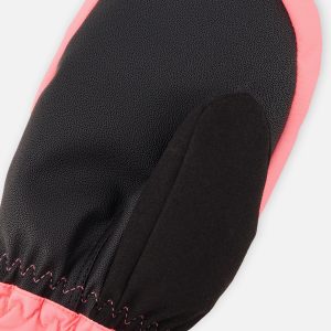 Teknik Winter Mittens Neon Coral - Image 5