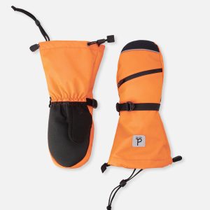 Teknik Winter Mittens Bright Orange - Image 6