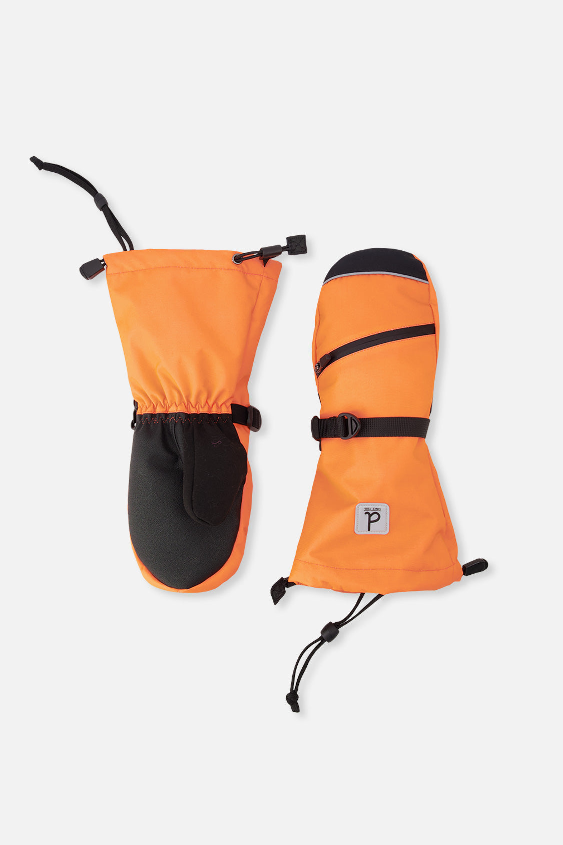 Teknik Winter Mittens Bright Orange - Image 7