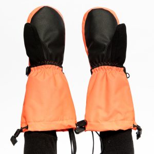 Teknik Winter Mittens Bright Orange - Image 3