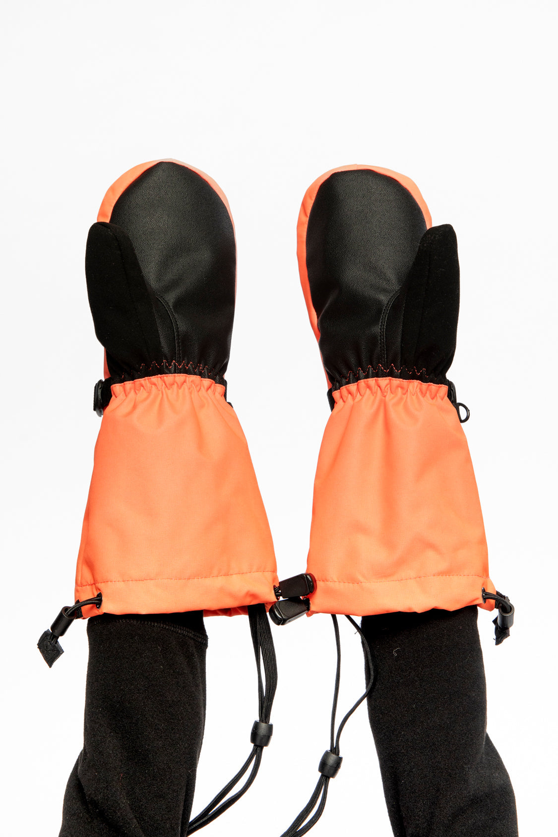 Teknik Winter Mittens Bright Orange - Image 3