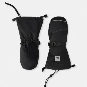 Teknik Winter Mittens Black