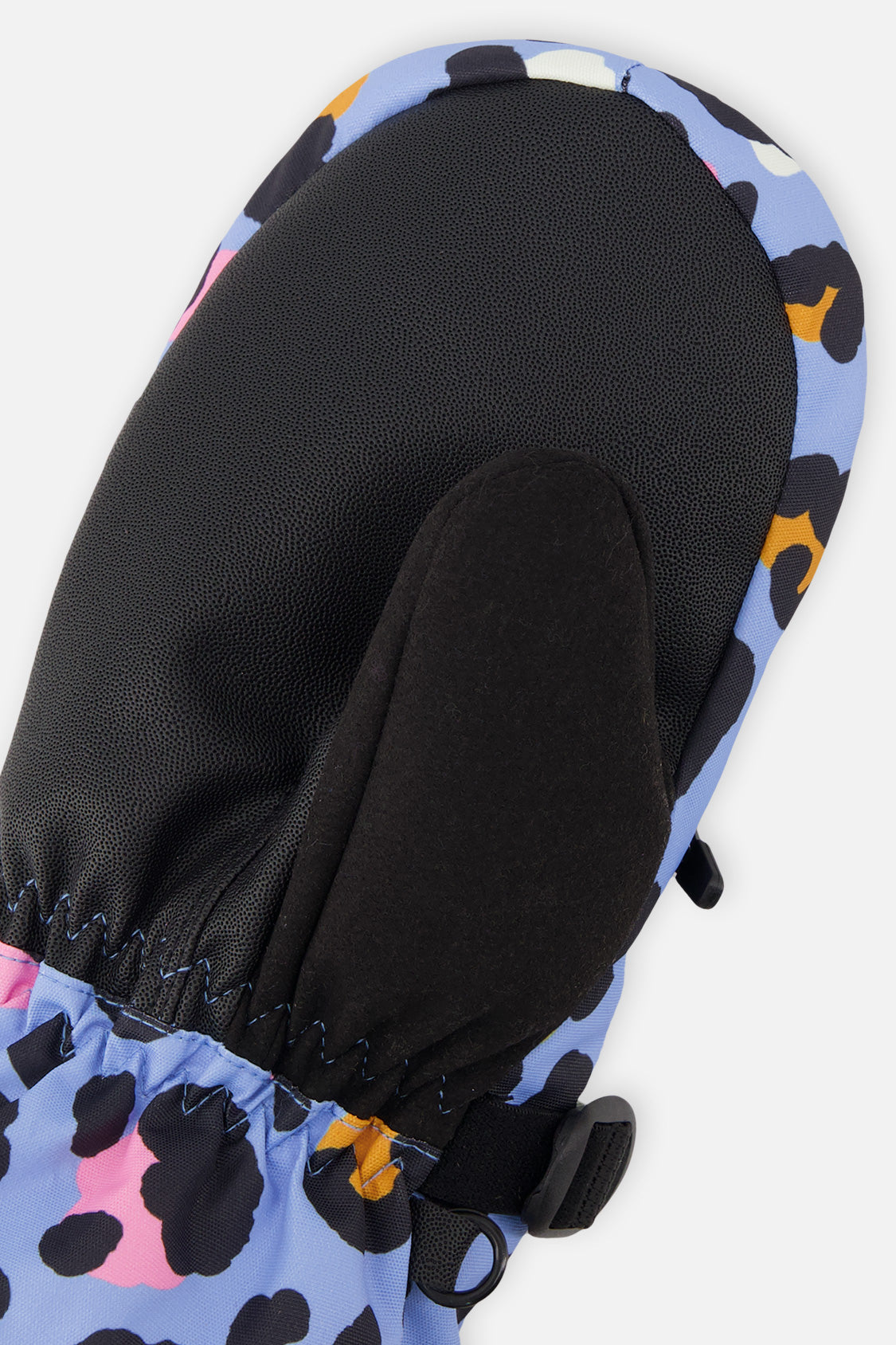 Teknik Winter Mittens Blue Leopard Print - Image 5