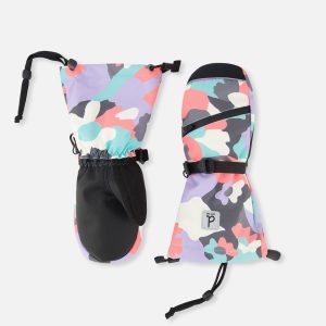 Teknik Winter Mittens Coral Camouflage