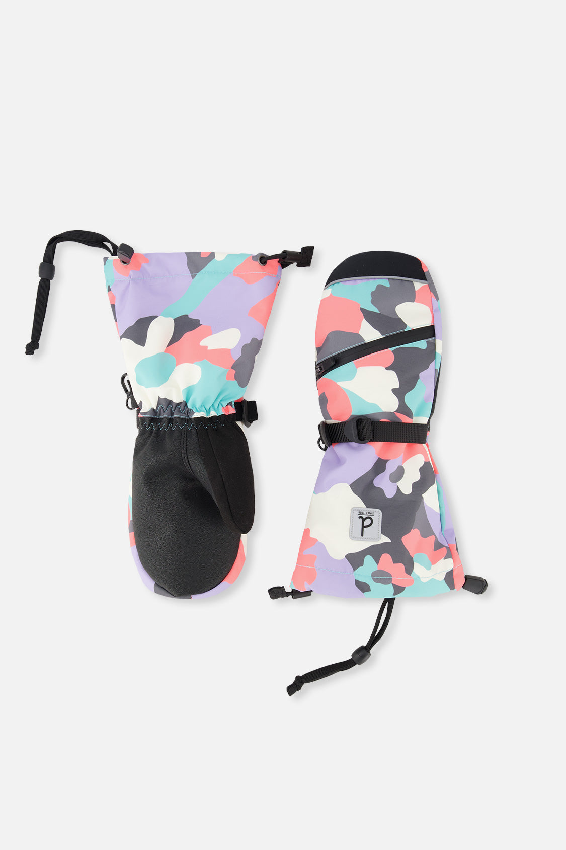 Teknik Winter Mittens Coral Camouflage - Image 6