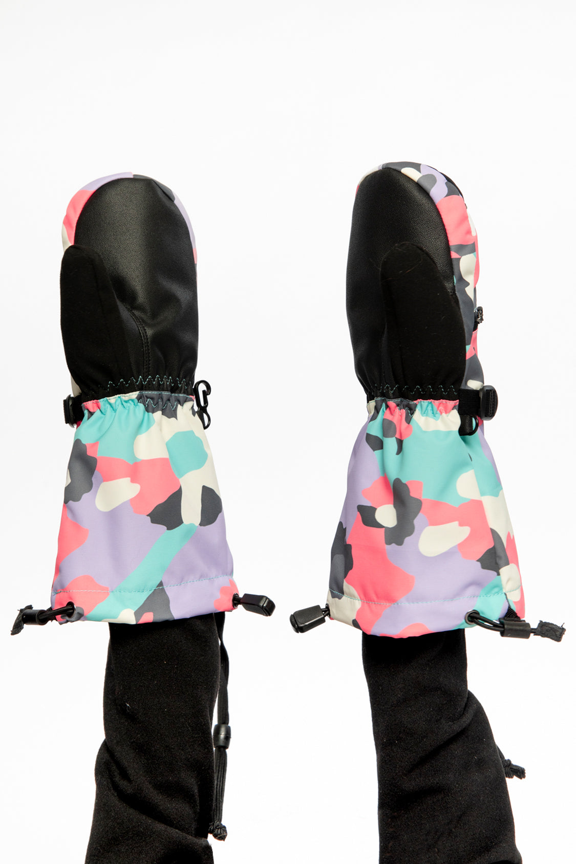 Teknik Winter Mittens Coral Camouflage - Image 3