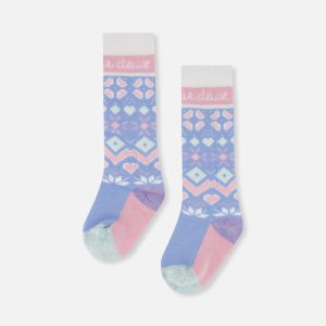 Baby Ski Socks Light Blue
