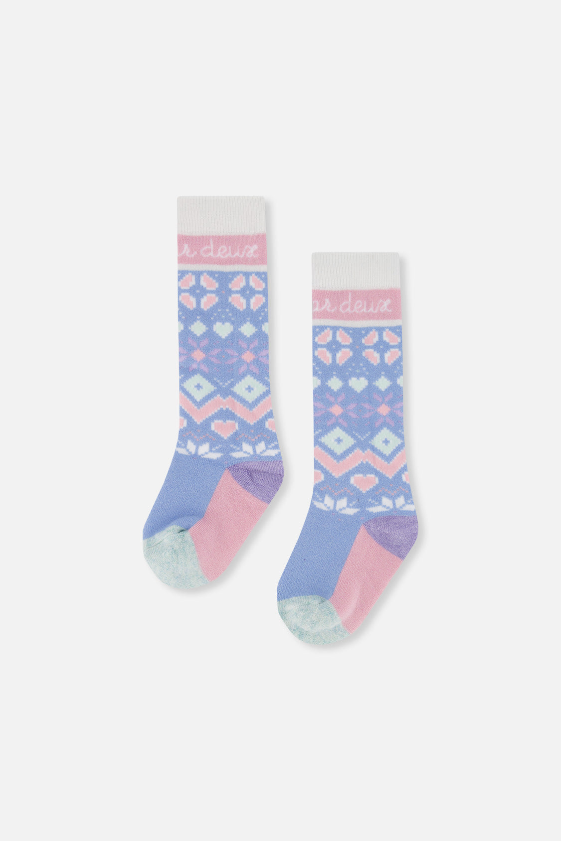 Baby Ski Socks Light Blue