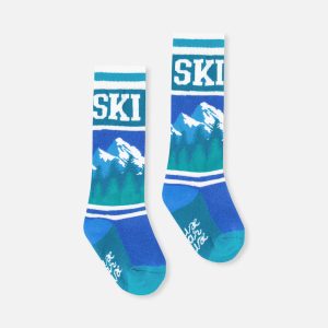 Alternative view of Baby Ski Socks Dark Blue