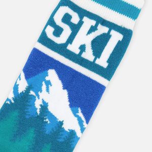 Baby Ski Socks Dark Blue - Image 3