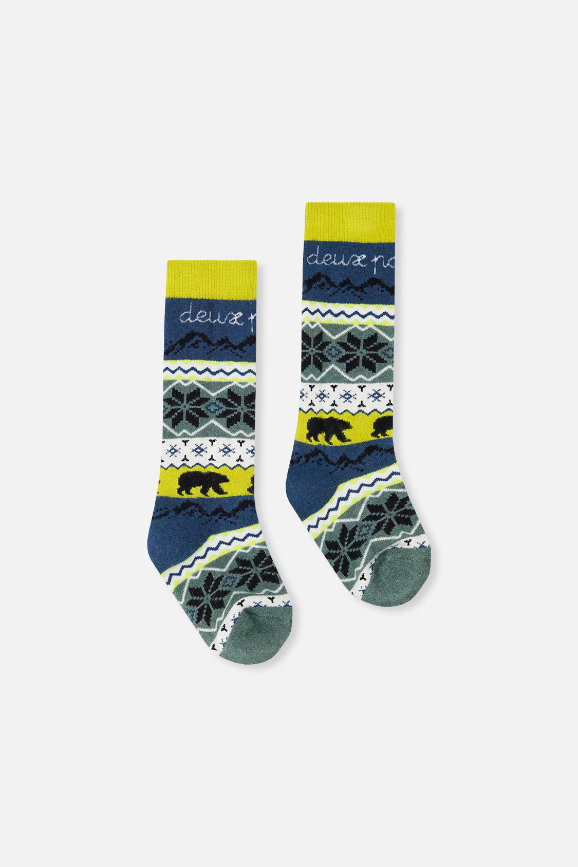 Baby Ski Socks Navy Blue - Image 2