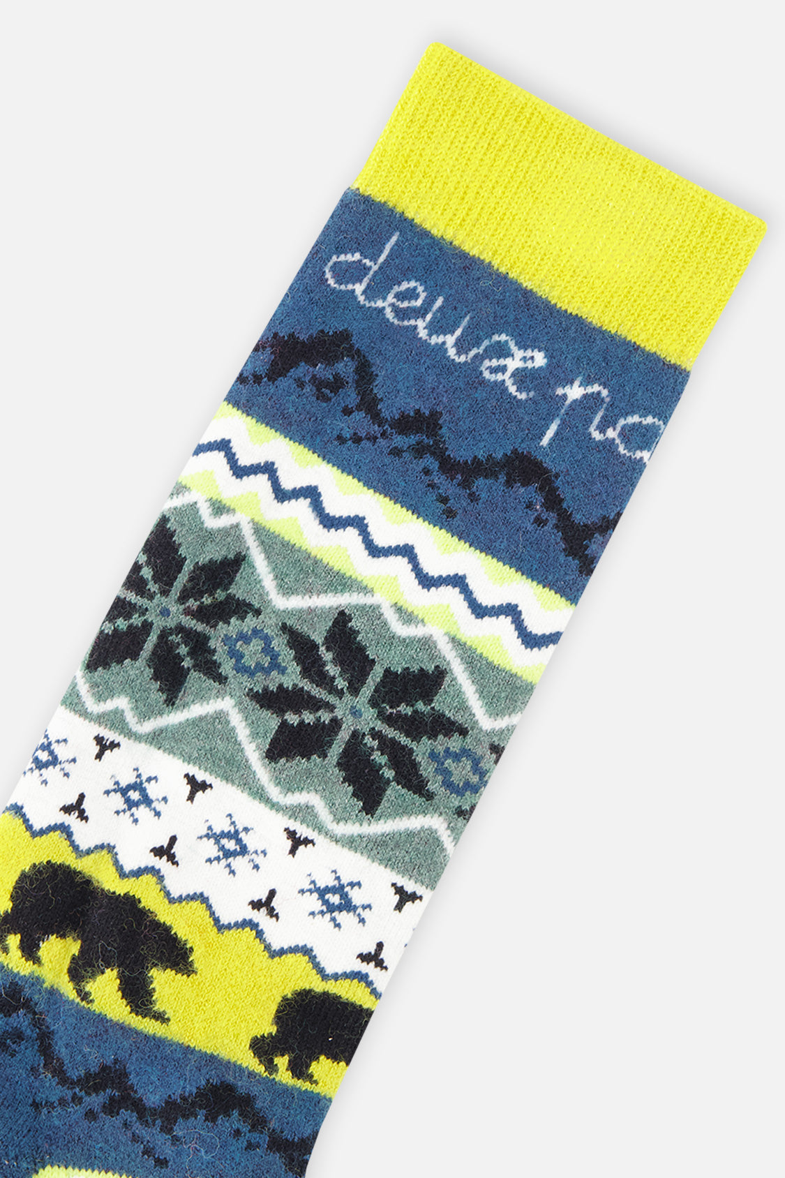 Baby Ski Socks Navy Blue - Image 3