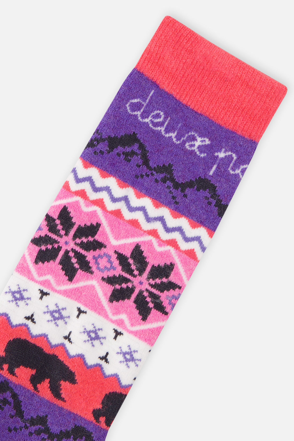 Baby Ski Socks Pink - Image 3