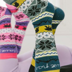Alternative view of Ski Socks Navy Blue