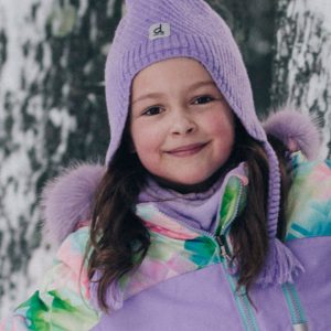 Alternative view of Winter Peruvian Knit Hat With Pompom Violet