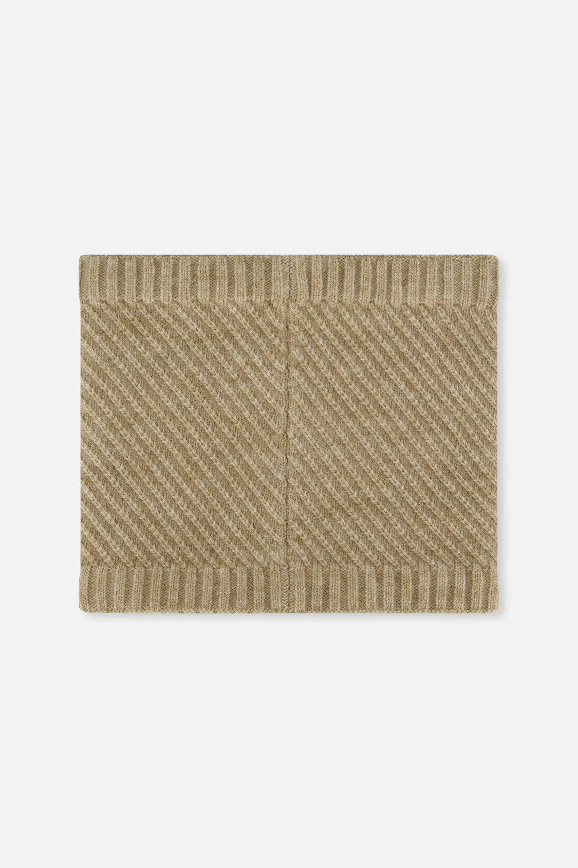 Winter Knit Neckwarmer Taupe - Image 3