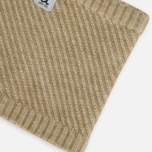Winter Knit Neckwarmer Taupe - Image 4