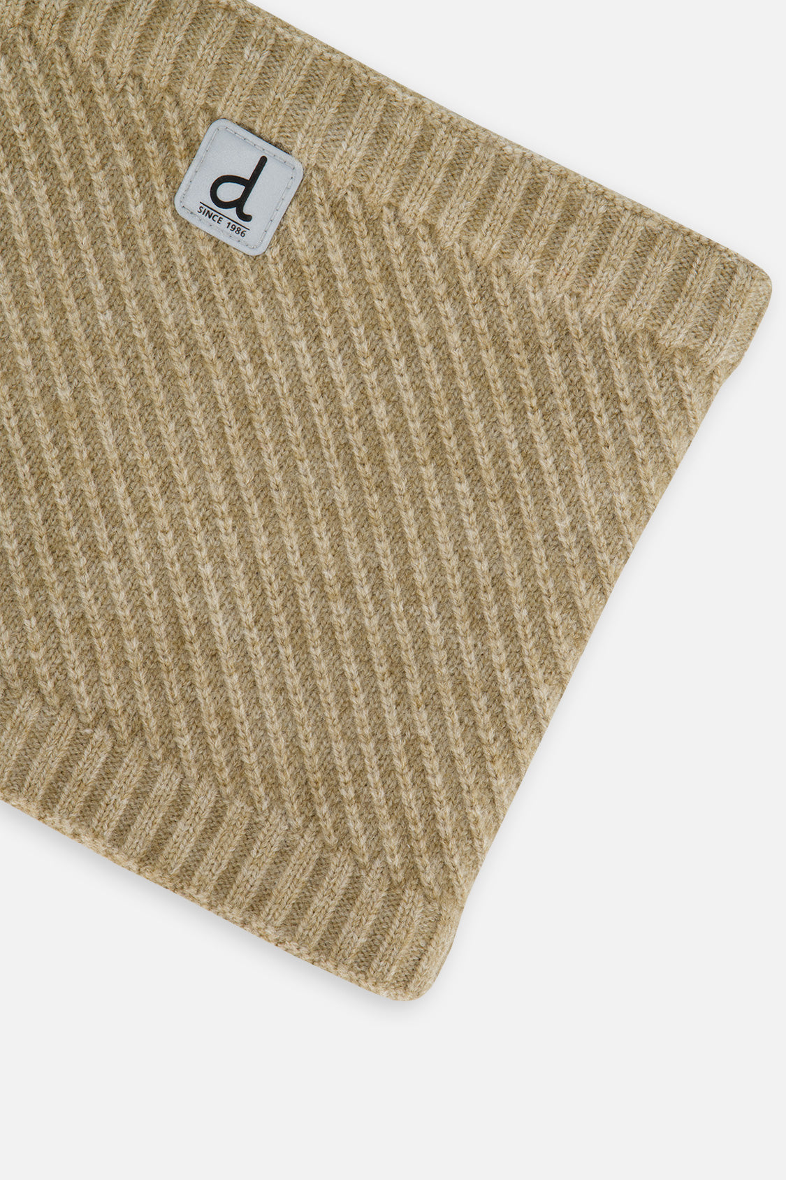 Winter Knit Neckwarmer Taupe - Image 4
