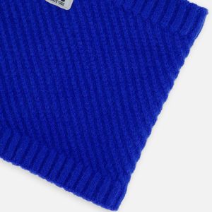 Winter Knit Neckwarmer Royal Blue - Image 4