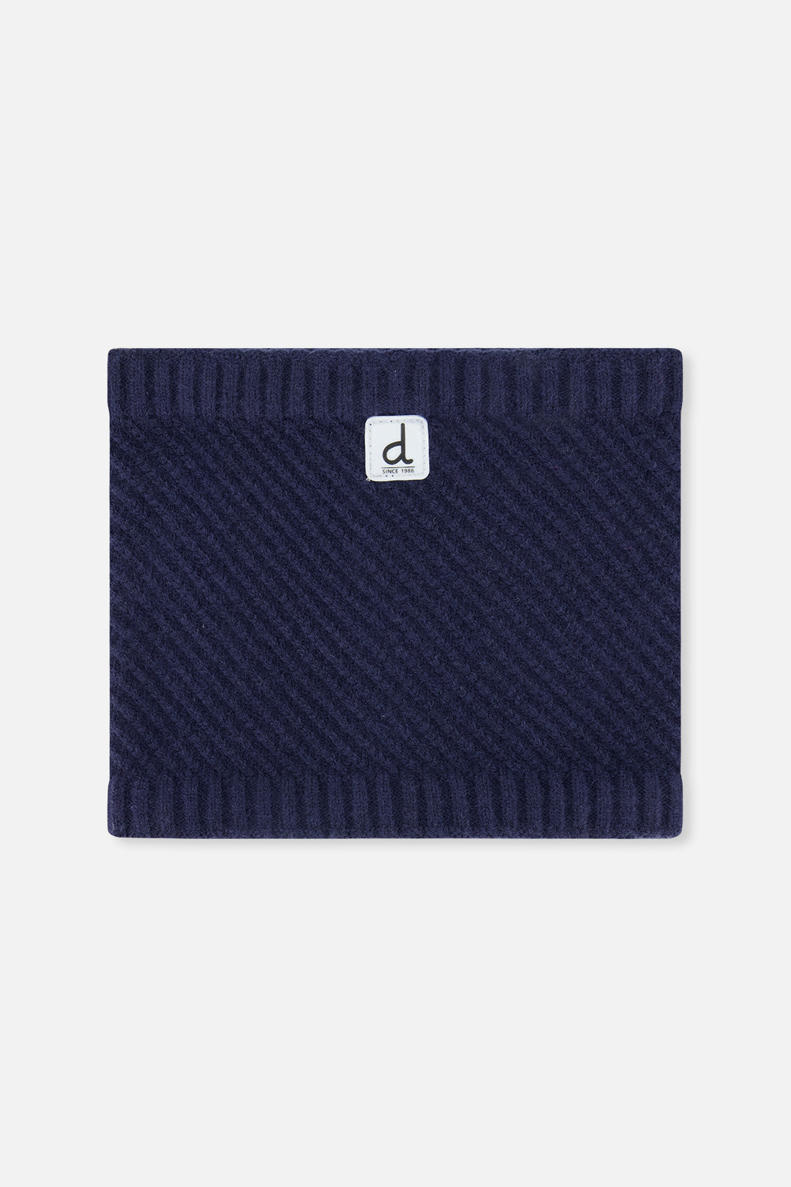 Winter Knit Neckwarmer Navy Blue