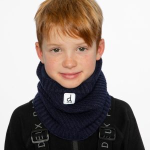 Alternative view of Winter Knit Neckwarmer Navy Blue