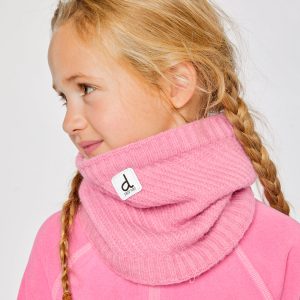 Alternative view of Winter Knit Neckwarmer Pink