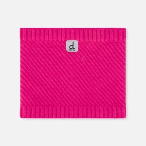 Winter Knit Neckwarmer Bright Pink - Image 6