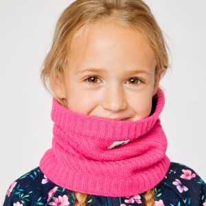Alternative view of Winter Knit Neckwarmer Bright Pink