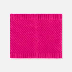 Winter Knit Neckwarmer Bright Pink - Image 3