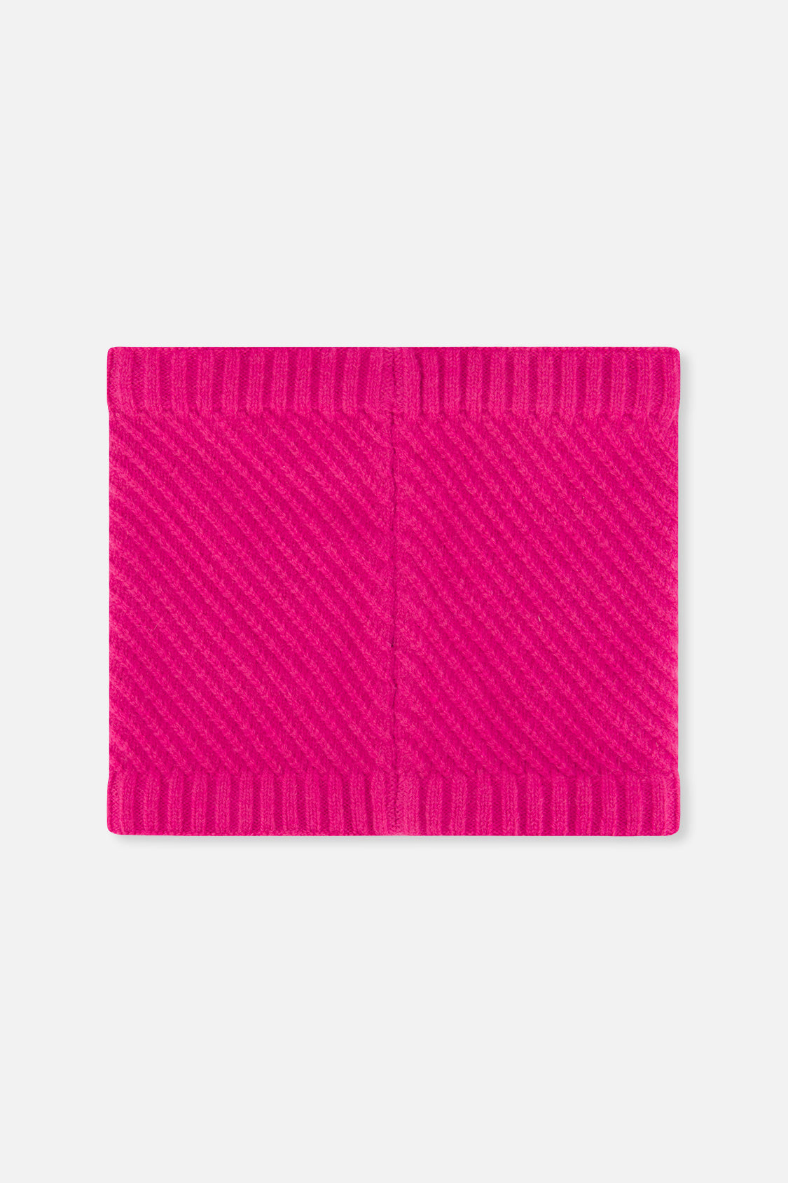 Winter Knit Neckwarmer Bright Pink - Image 3