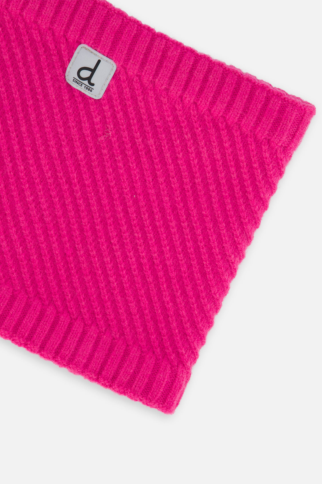 Winter Knit Neckwarmer Bright Pink - Image 4