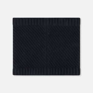 Winter Knit Neckwarmer Black - Image 3