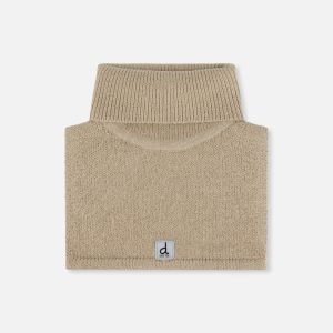 Baby Knit Turtle Neckwarmer Light Taupe