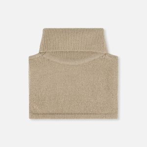 Alternative view of Baby Knit Turtle Neckwarmer Light Taupe
