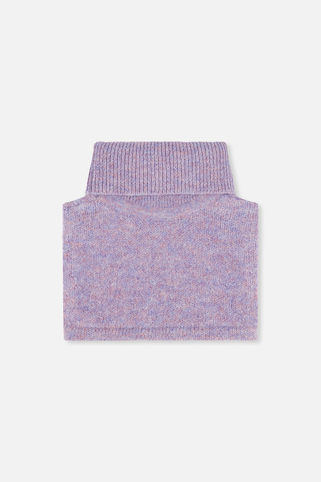 Baby Knit Turtle Neckwarmer Lavender - Image 2