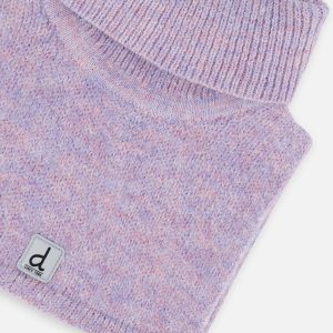Baby Knit Turtle Neckwarmer Lavender - Image 3