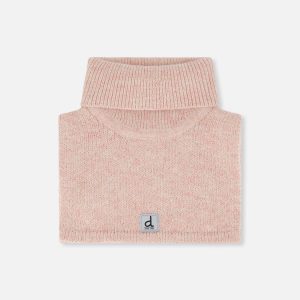 Baby Knit Turtle Neckwarmer Pale Dusty Pink