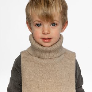 Alternative view of Knit Turtle Neckwarmer Light Taupe