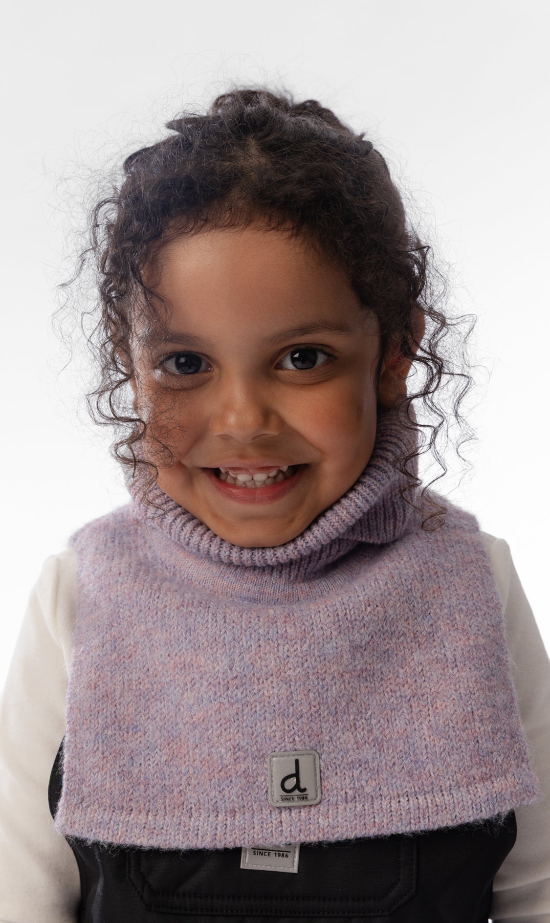 Knit Turtle Neckwarmer Lavender - Image 2
