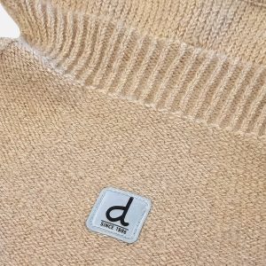 Baby Knit Bear Balaclava Light Taupe - Image 3