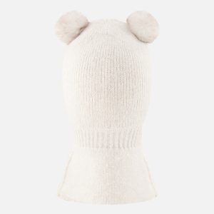 Alternative view of Baby Knit Bear Balaclava Off-White