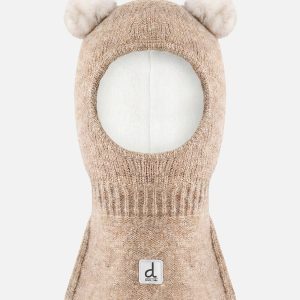 Knit Bear Balaclava Light Taupe