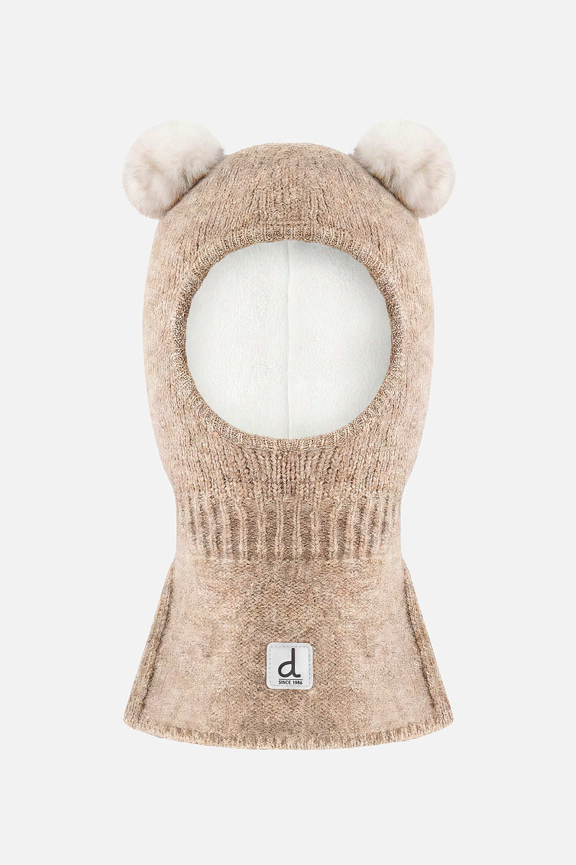 Knit Bear Balaclava Light Taupe