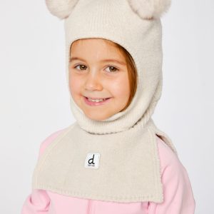 Knit Bear Balaclava Off-White - Image 2