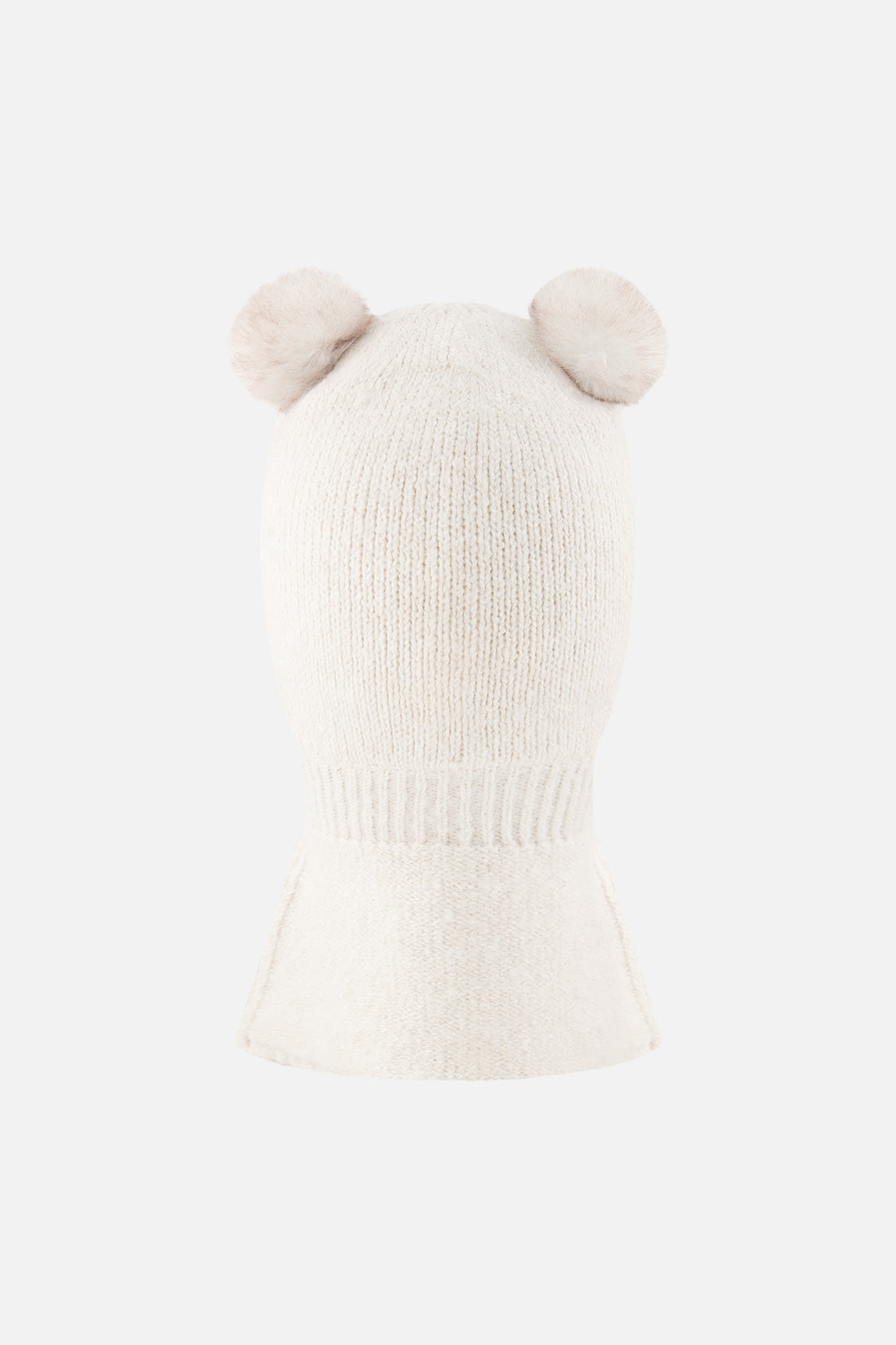 Knit Bear Balaclava Off-White - Image 3